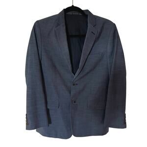 Calvin Klein Boys Navy Textured Sport Jacket SZ 16